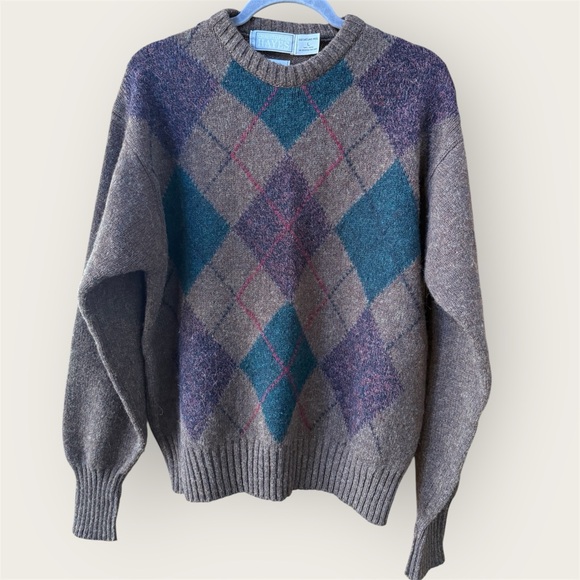 Vintage Christopher Hayes 100% Shetland wool made in Ireland men’s size large